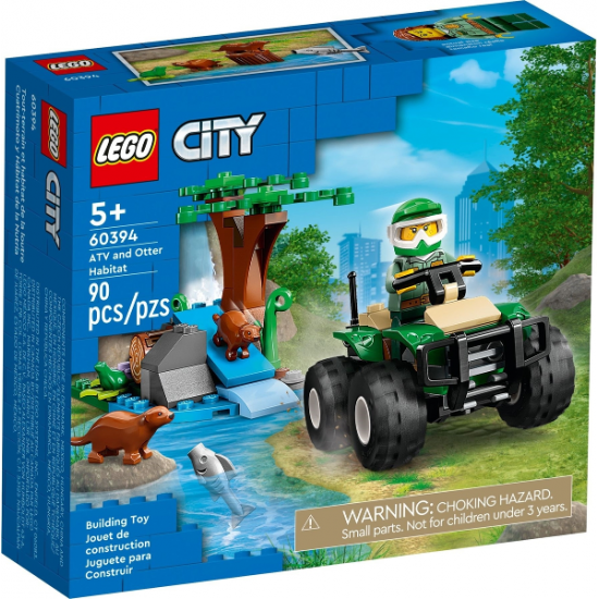 LEGO CITY Tout-terrain et habitat de la loutre 2023